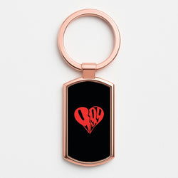 Heart - Juice Rose Gold Keyring