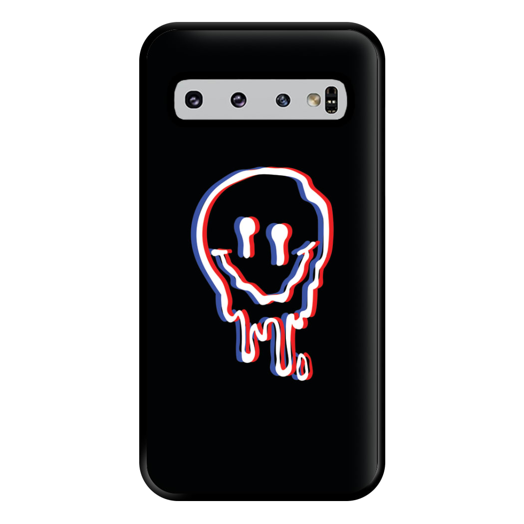 Red Smiley - Juice Phone Case for Galaxy S10 Plus