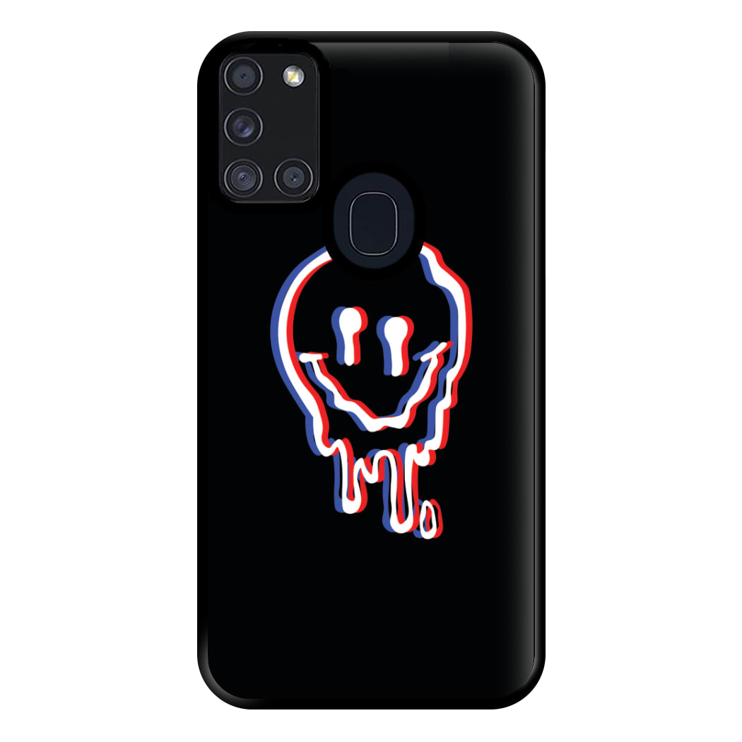 Red Smiley - Juice Phone Case for Galaxy A21s