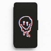 Red Smiley - Juice Flip / Wallet Phone Case 1