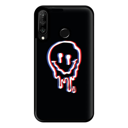 Red Smiley - Juice Phone Case for Huawei P30 Lite