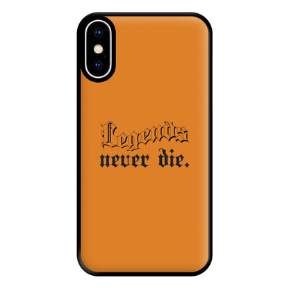 Legends Never Die - Juice Phone Case for iPhone XS Max