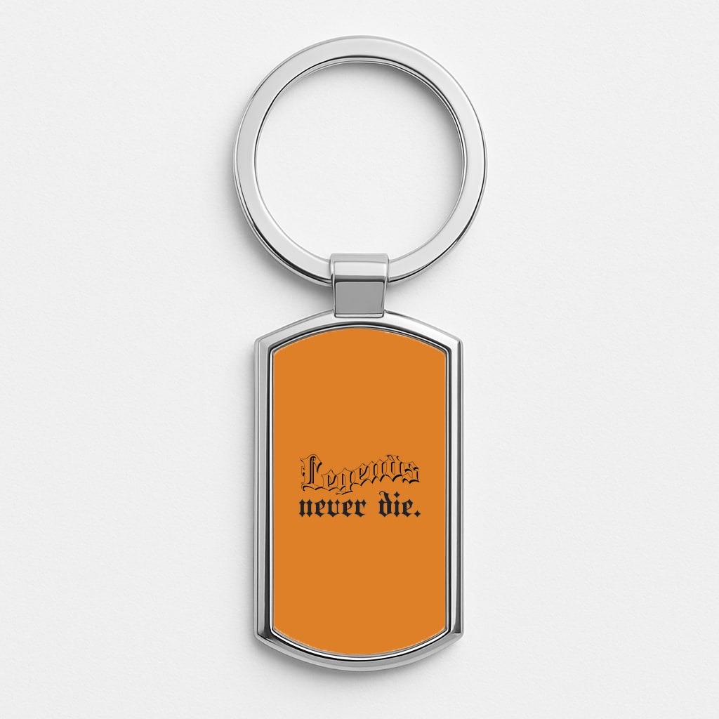 Legends Never Die - Juice Silver Keyring