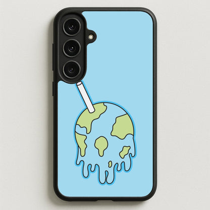 Straw - Juice Phone Case for Galaxy S25FE