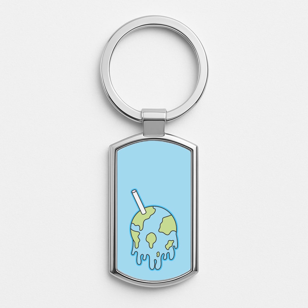 Straw - Juice Luxury Keyring