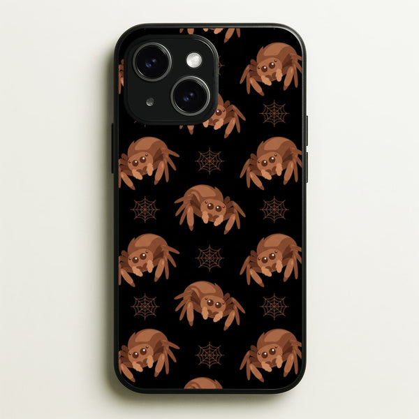 Cute Jumping Spider Phone Case - iPhone 15 / Standard