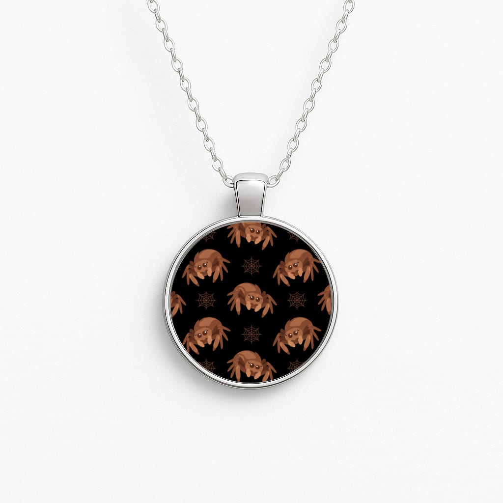Cute Jumping Spider Necklace