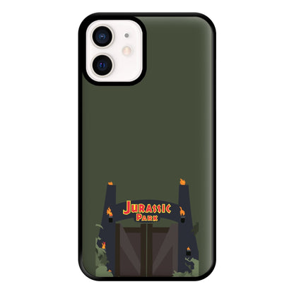 The gate - Dinosaur Park Phone Case for iPhone 13 Mini