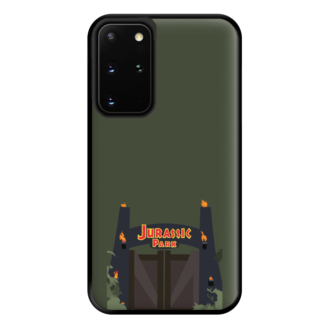 The gate - Dinosaur Park Phone Case for Galaxy S20 Plus