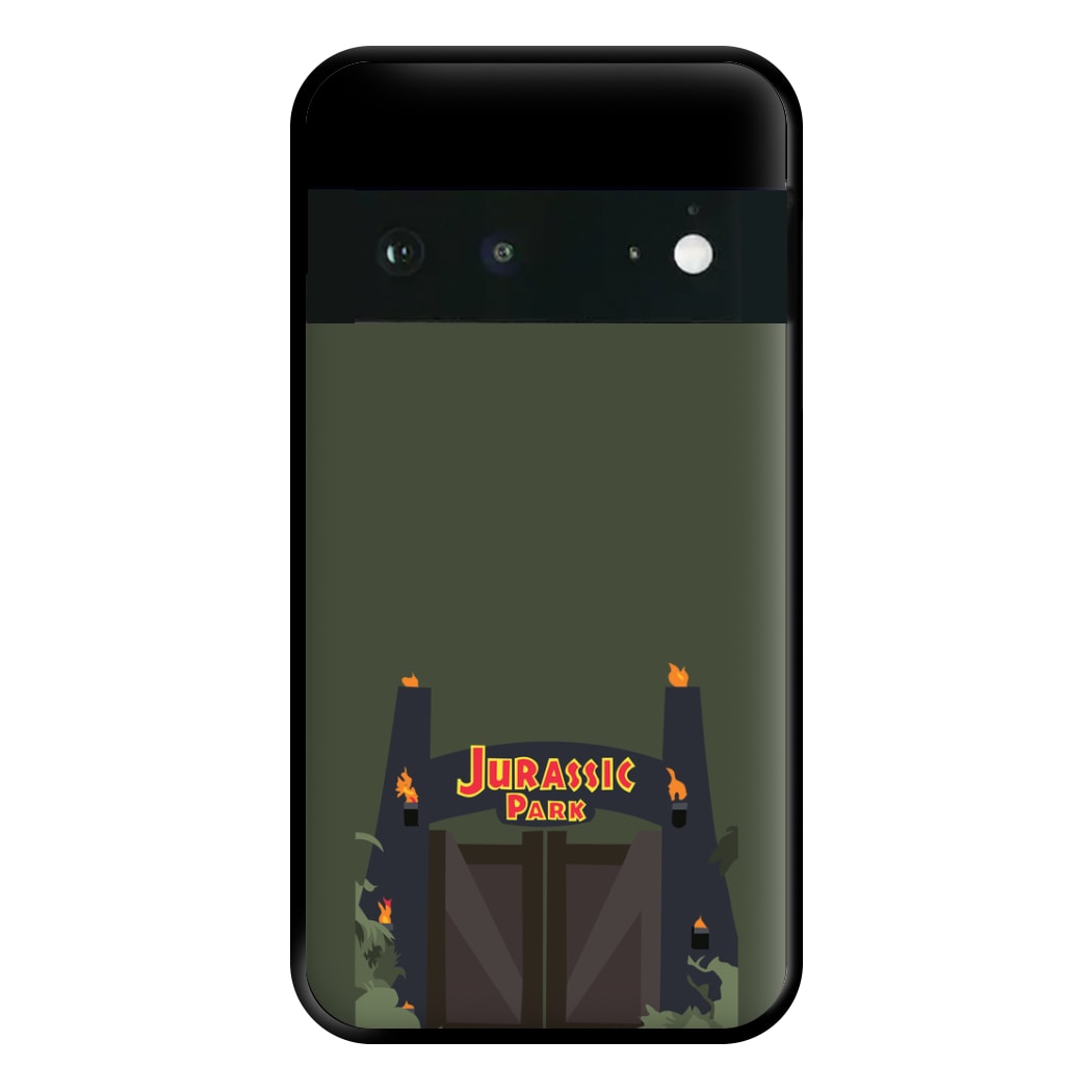 The gate - Dinosaur Park Phone Case for Google Pixel 6a