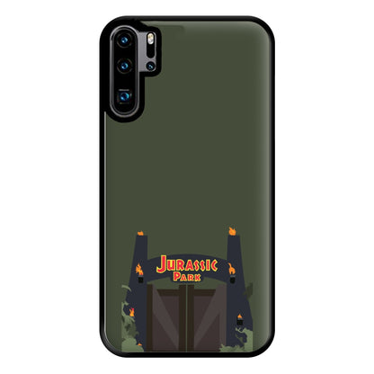 The gate - Dinosaur Park Phone Case for Huawei P30 Pro