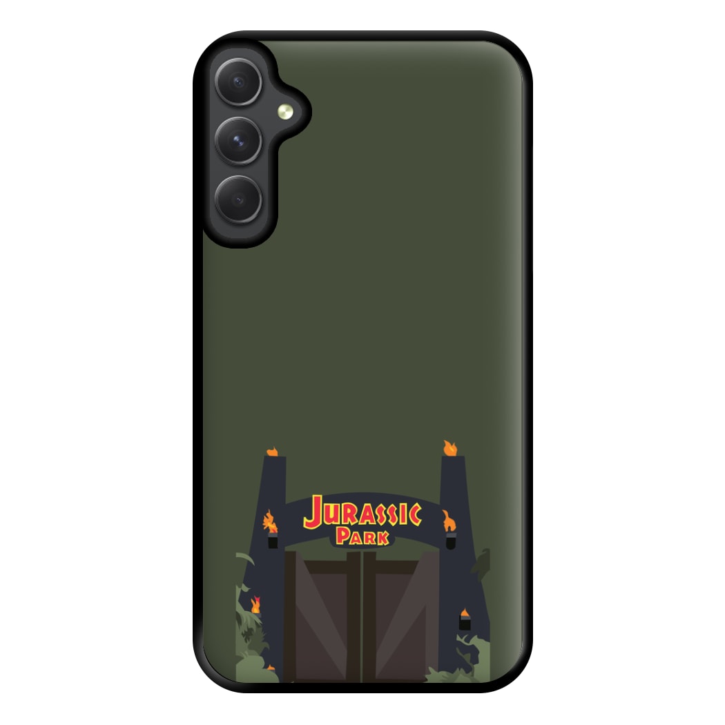 The gate - Dinosaur Park Phone Case for Galaxy A54