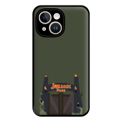 The gate - Dinosaur Park Phone Case for iPhone 14 Plus