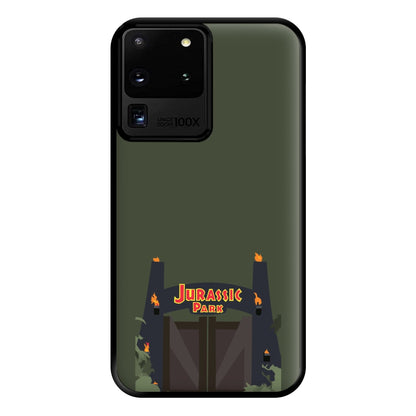 The gate - Dinosaur Park Phone Case for Galaxy S20 Ultra