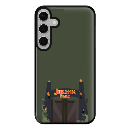 The gate - Dinosaur Park Phone Case for Galaxy S24FE