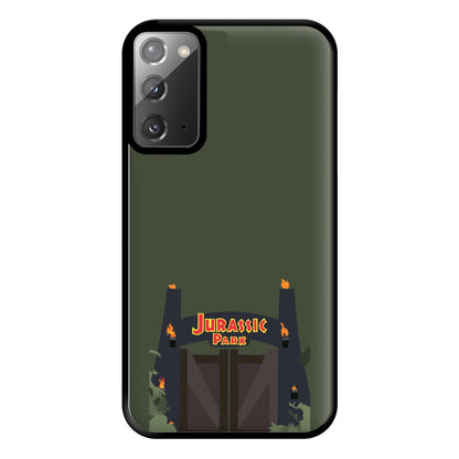 The gate - Dinosaur Park Phone Case for Galaxy Note 20 Ultra