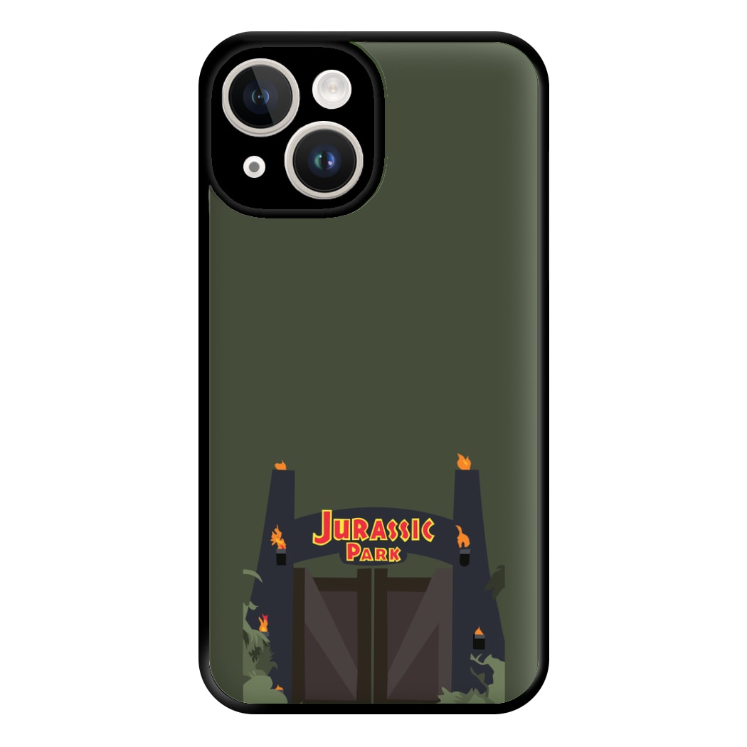 The gate - Dinosaur Park Phone Case for iPhone 14