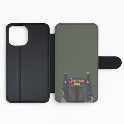 The gate - Dinosaur Park Flip Phone Case