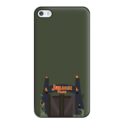 The gate - Dinosaur Park Phone Case for iPhone 5 / 5s / SE 2016