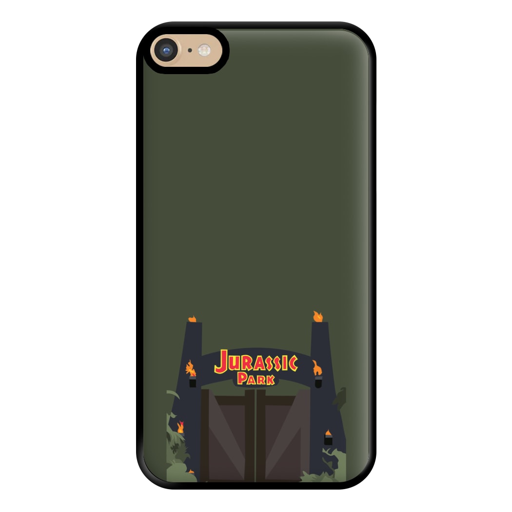 The gate - Dinosaur Park Phone Case for iPhone 6 Plus / 7 Plus / 8 Plus