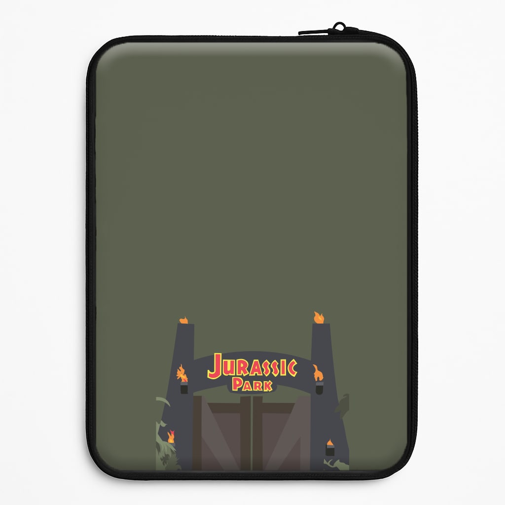 The gate - Dinosaur Park Laptop Sleeve