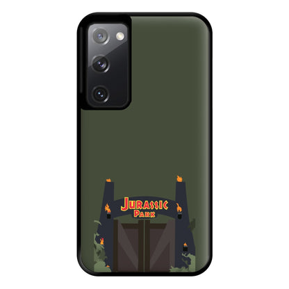 The gate - Dinosaur Park Phone Case for Galaxy S20FE