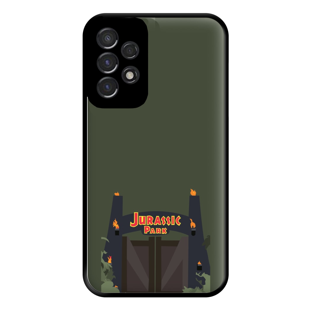 The gate - Dinosaur Park Phone Case for Galaxy A53