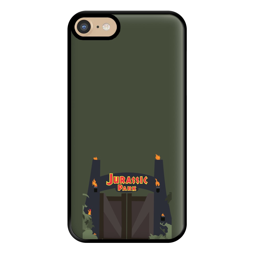 The gate - Dinosaur Park Phone Case for iPhone 6 / 7 / 8 / SE