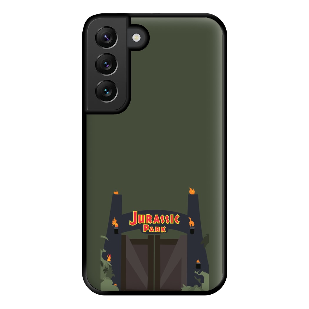 The gate - Dinosaur Park Phone Case for Galaxy S22 Plus