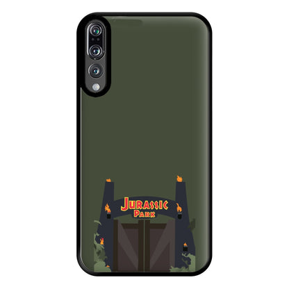 The gate - Dinosaur Park Phone Case for Huawei P20 Pro