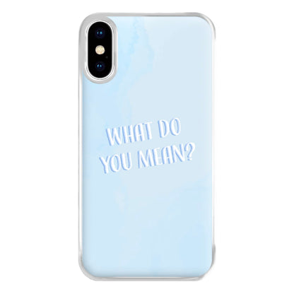 What Do You Mean - Justin Phone Case for iPhone XS Max