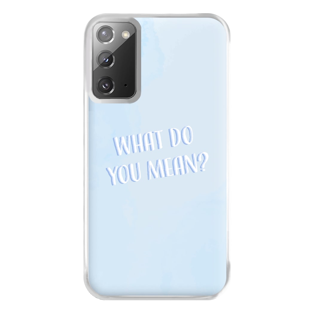 What Do You Mean - Justin Phone Case for Galaxy Note 20 Ultra