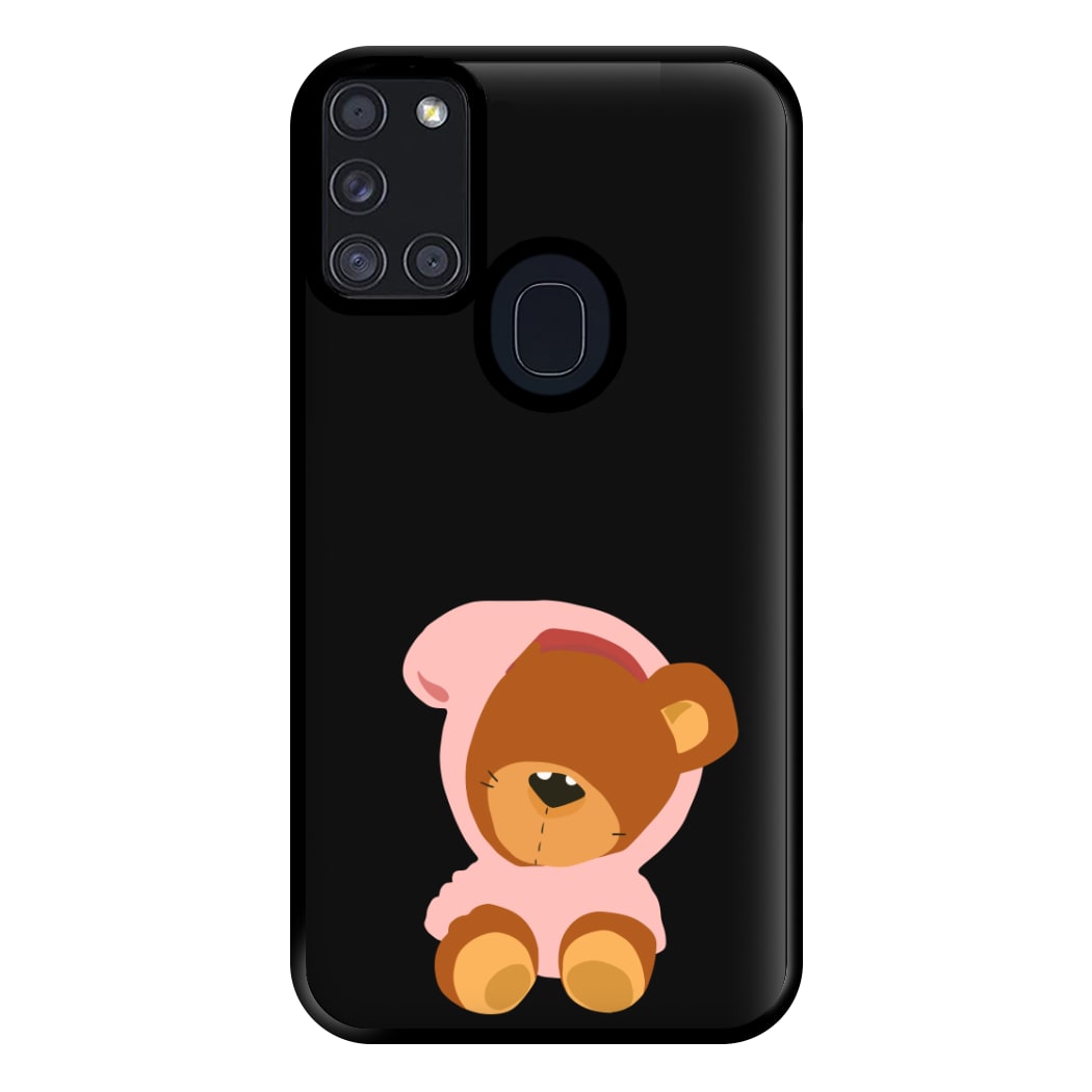 Teddy Bear Changes - Justin Phone Case for Galaxy A21s