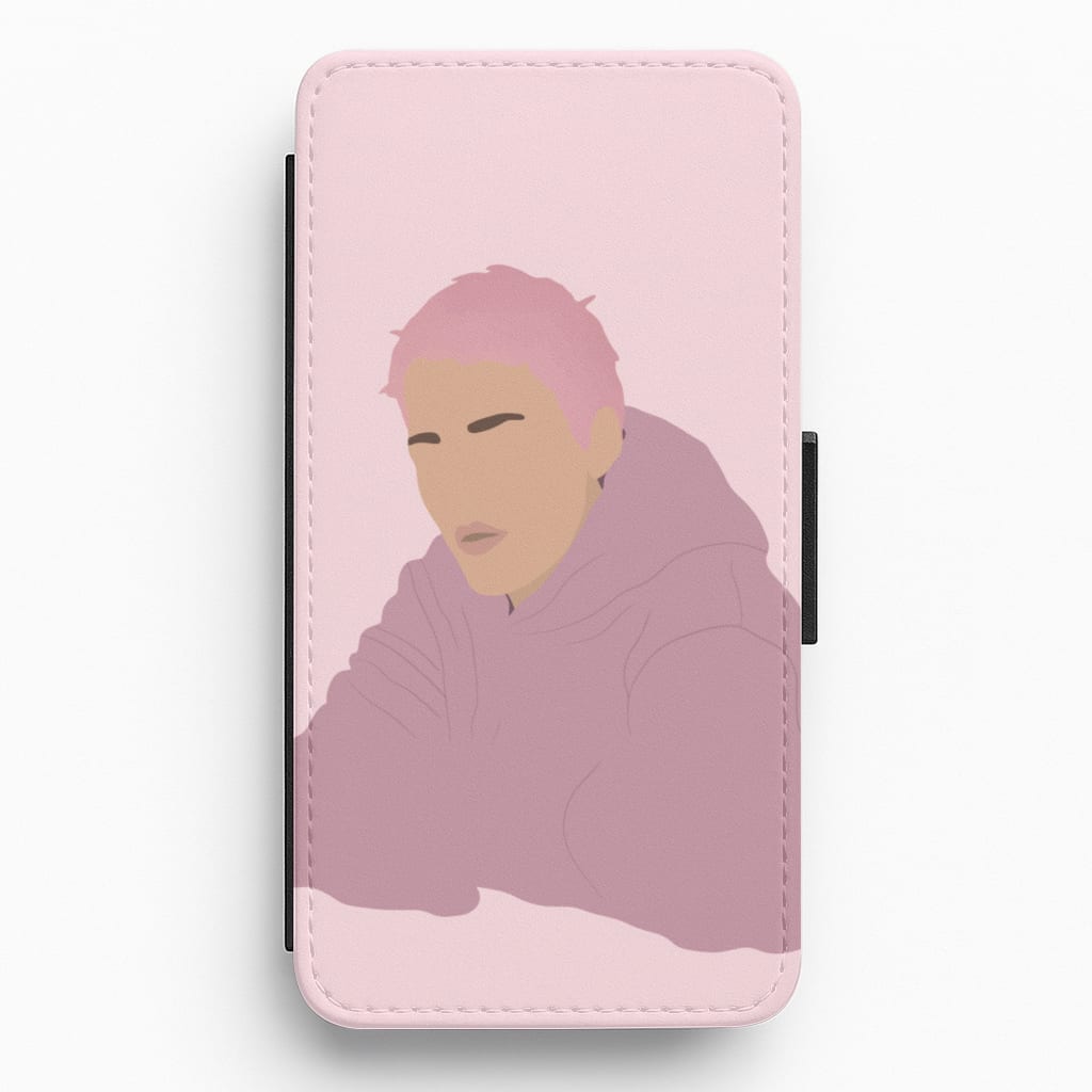 Cartoon Justin Flip / Wallet Phone Case