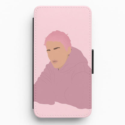 Cartoon Justin Flip / Wallet Phone Case