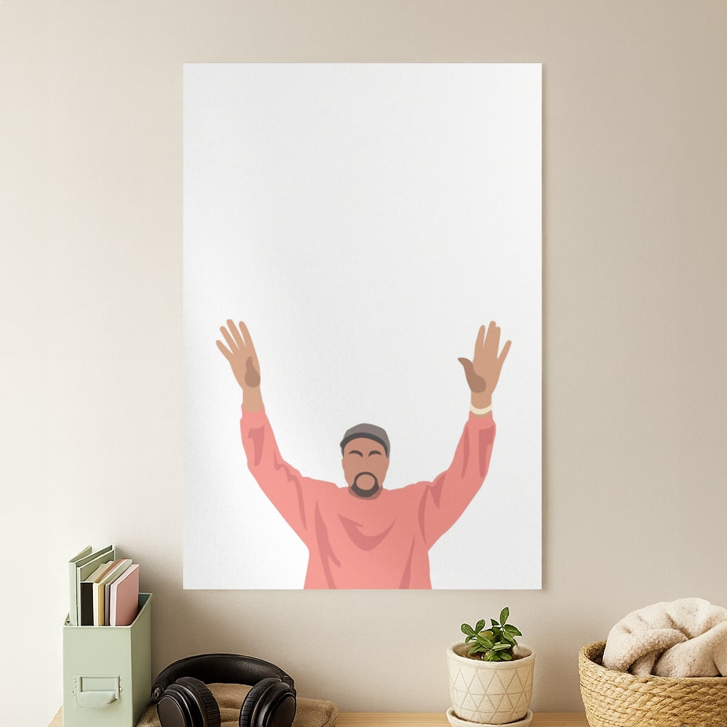 Kayne Cartoon Poster