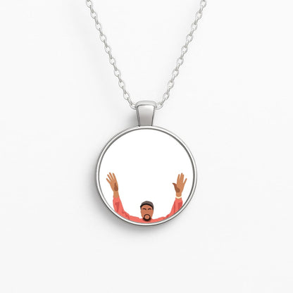 Kayne Cartoon Circle Necklace