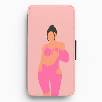 Pretty In Pink - Kylie Jenner Flip / Wallet Phone Case