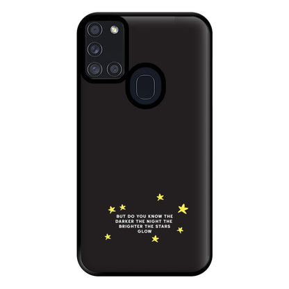 Brighter The Stars Glow - Katy Perry Phone Case for Galaxy A21s