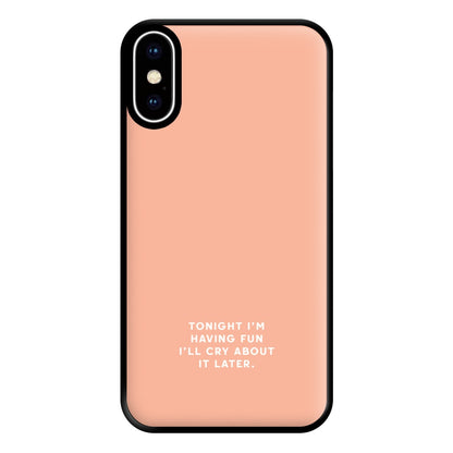 Having Fun - Katy Perry Phone Case for iPhone XS Max