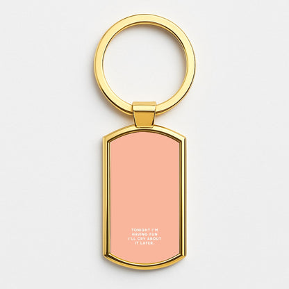 Having Fun - Katy Perry Gold Keyring