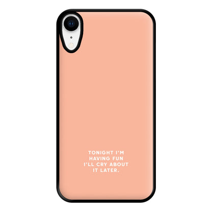 Having Fun - Katy Perry Phone Case for iPhone XR