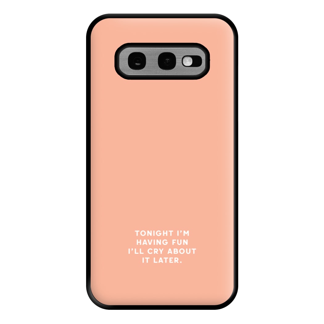 Having Fun - Katy Perry Phone Case for Galaxy S10e