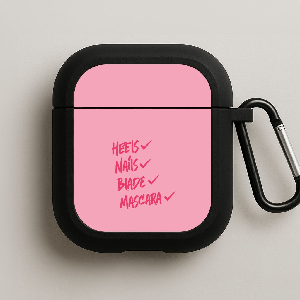 Heels, Nails, Blade, Mascara AirPods Case