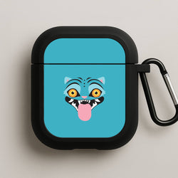 Demon Cat Face AirPods Case