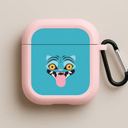 Demon Cat Face AirPods Case 4