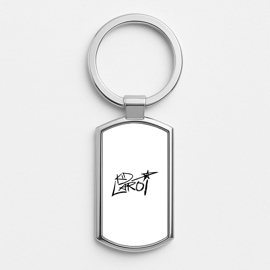 Kid Sketch Silver Keyring