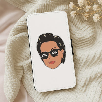 Kristen Mary Jenner Flip Wallet Phone Case