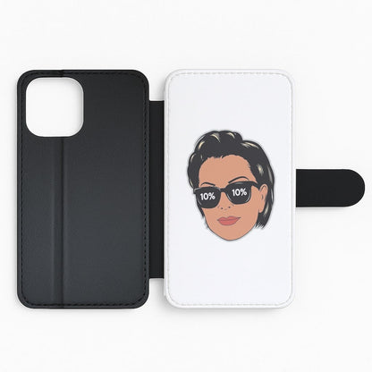 Kristen Mary Jenner Flip Wallet Phone Case