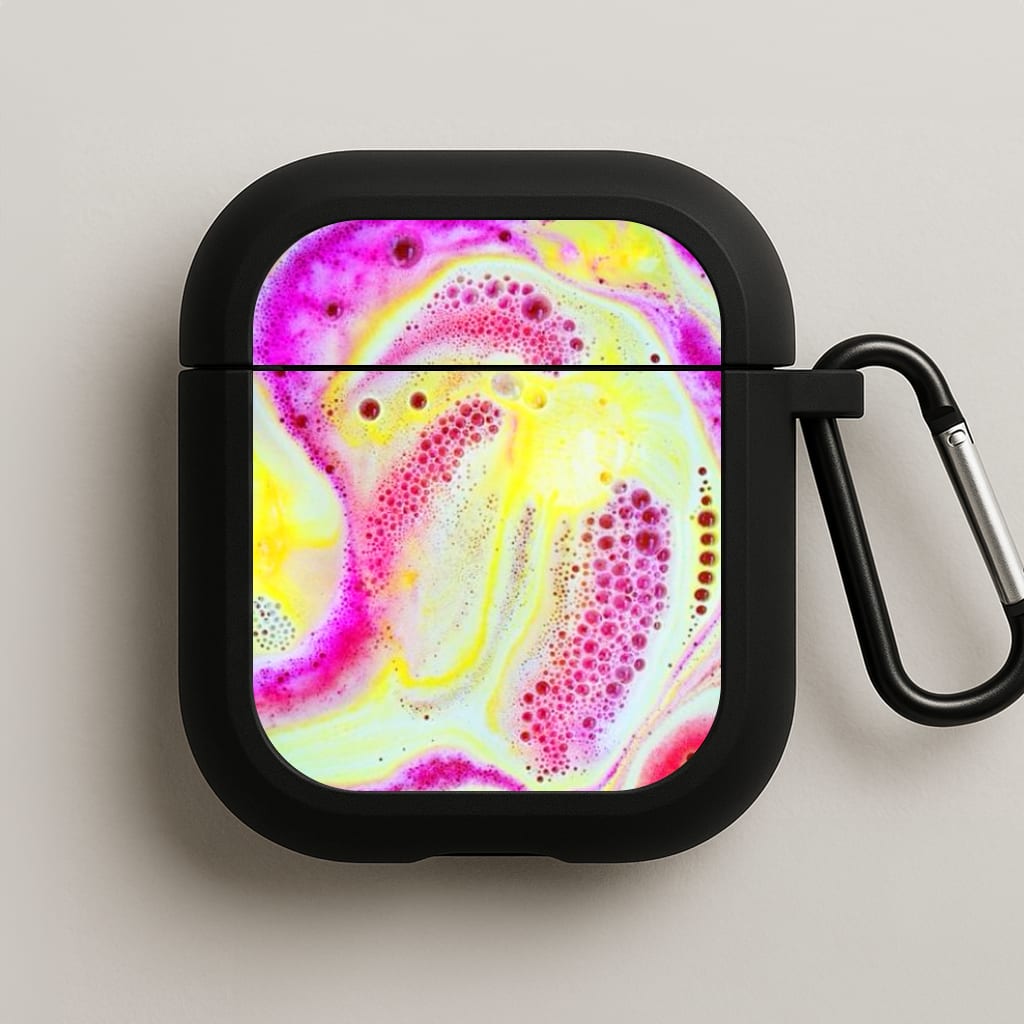 Super Colourful Bath Bomb Pattern AirPods Case